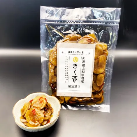 きく芋の醤油漬け